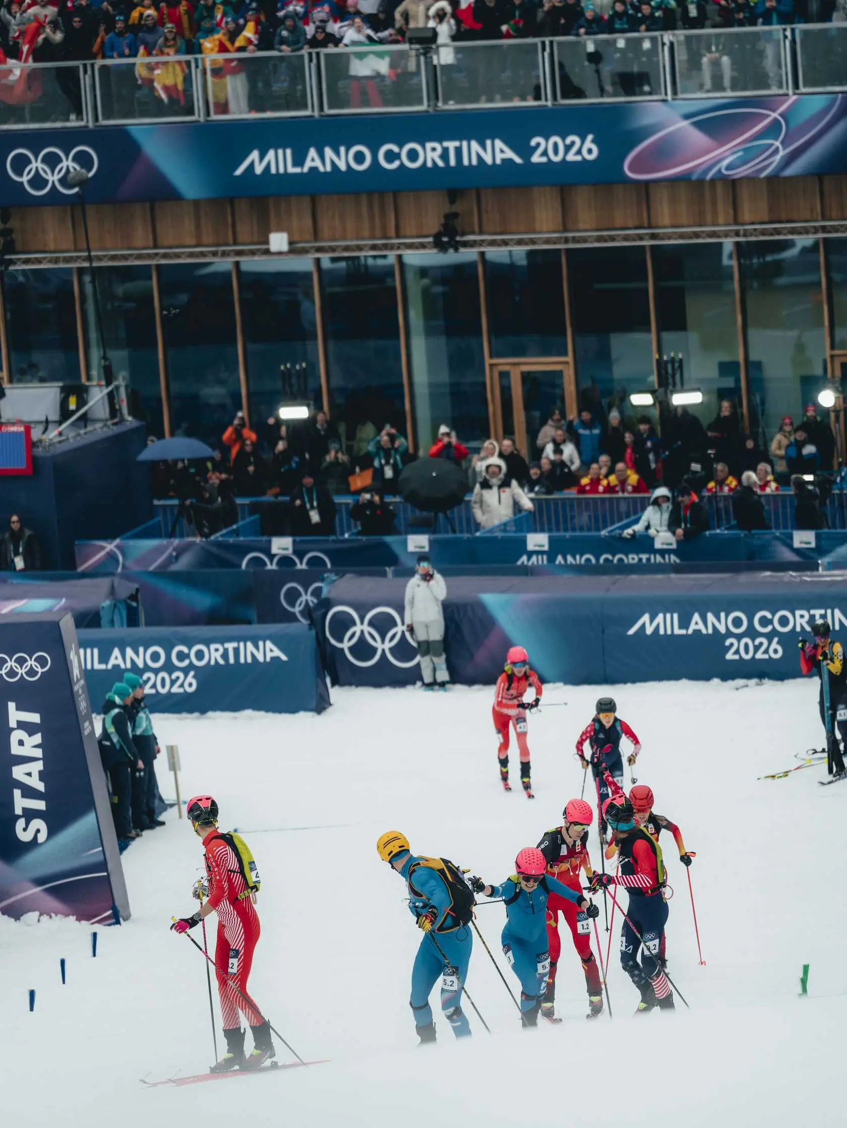 Skiers at Milano Cortina 2026 Olympic event