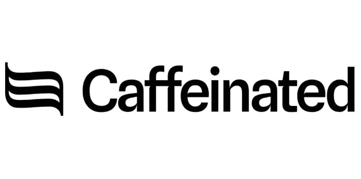 Caffeinated logo with steam icon