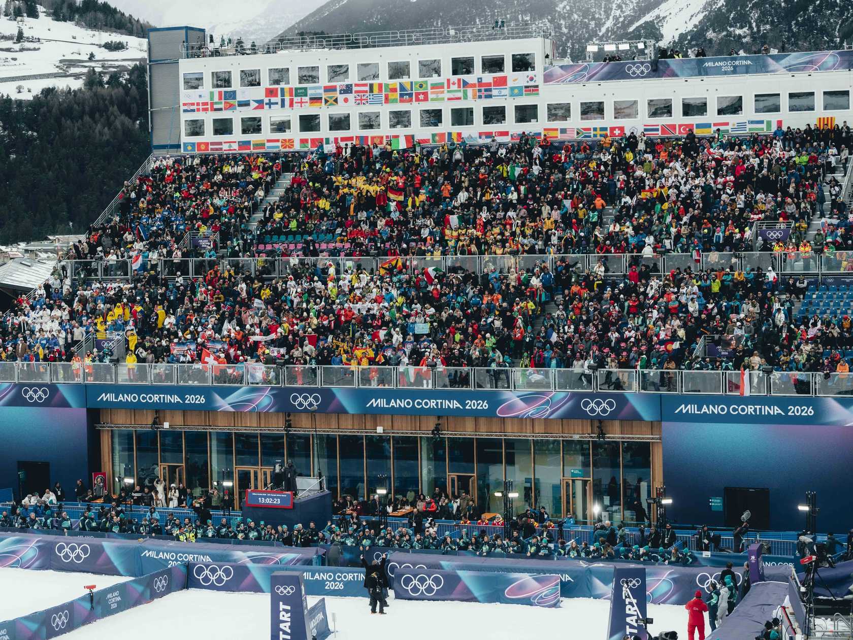 Milano Cortina 2026 Winter Olympics crowd